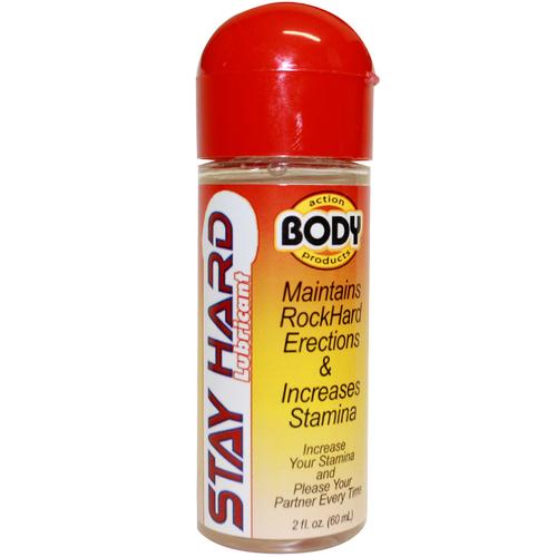 Body Action Stayhard Male Lube 2.3oz.