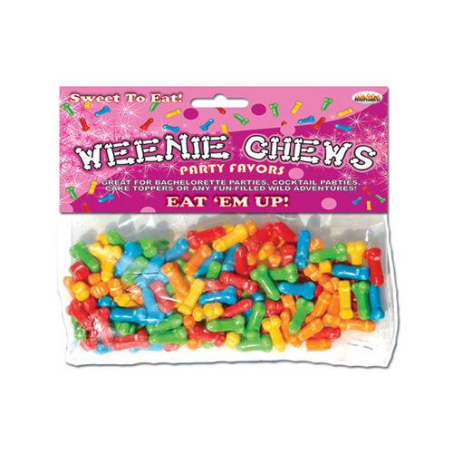 Weenie Chews Candies - Asst. Flavors Bag of 125