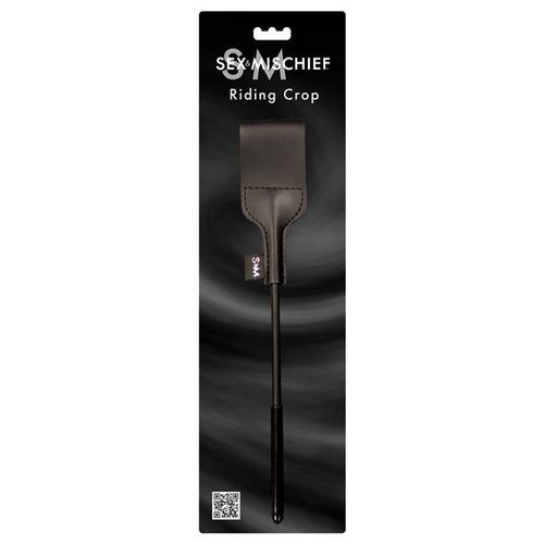 Sex & Mischief Riding Crop - Black