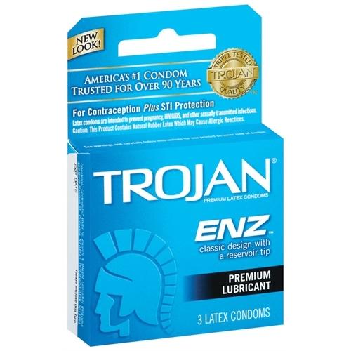 Trojan Enz Premium Lubricant - 3 Pack