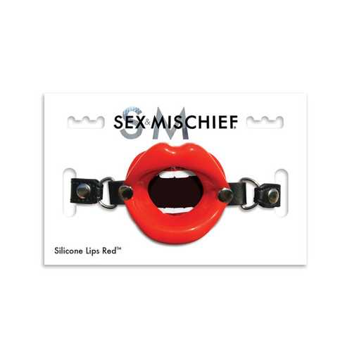 Sex & Mischief Silicone Lips - Red