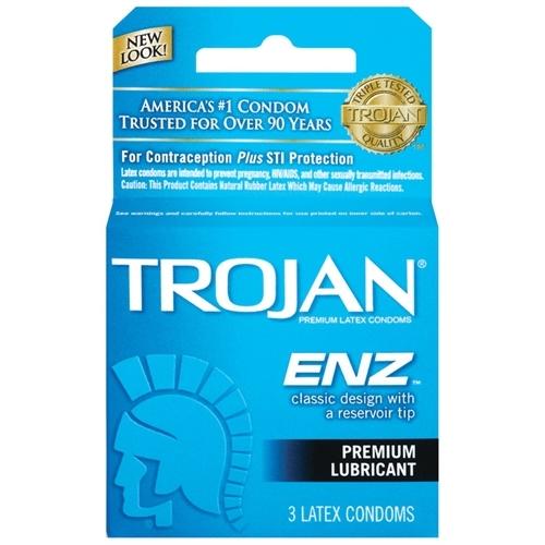 Trojan Enz Premium Lubricant - 3 Pack